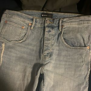 Men purple brand jeans